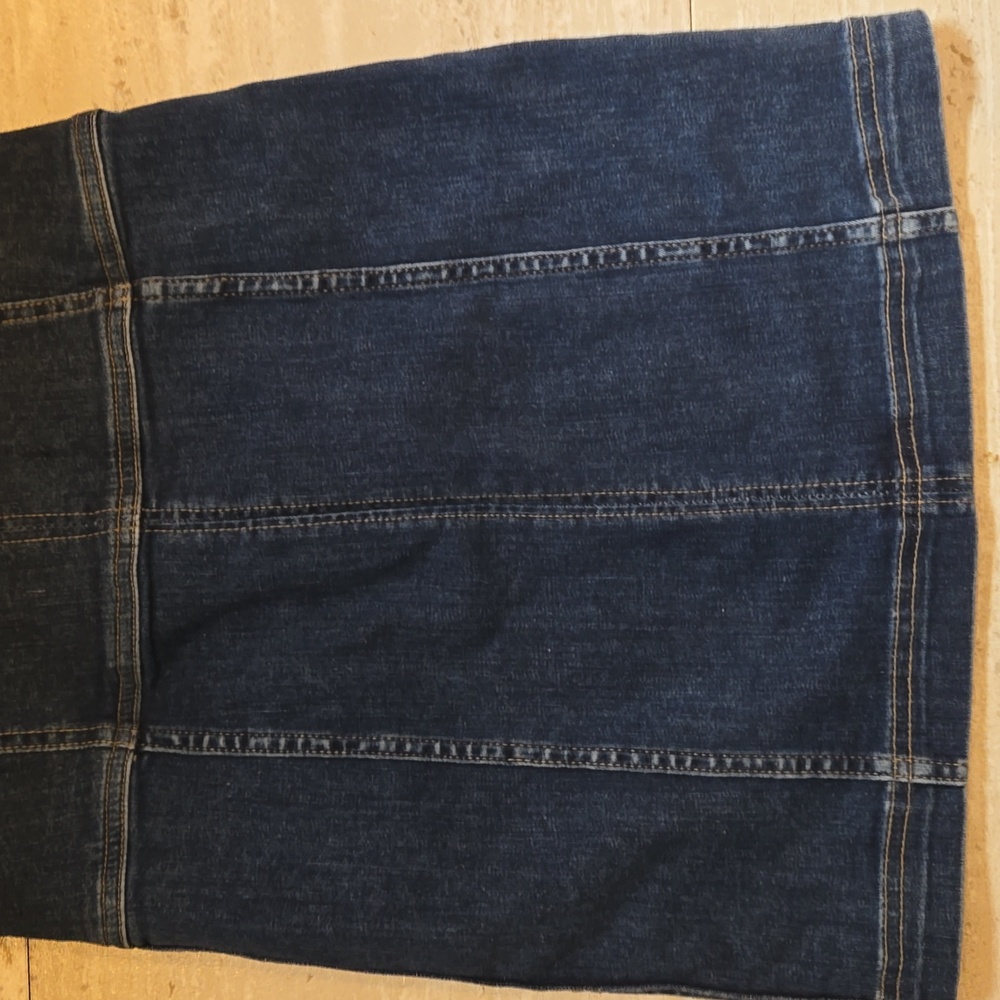Free People Blue Denim Mini Skirt - Picture 6 of 8